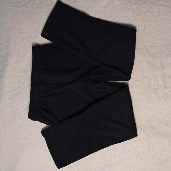 Carters Boys Black Fleece Pull On Pants Drawstring With Pockets Size 8 - Picture 5 of 7